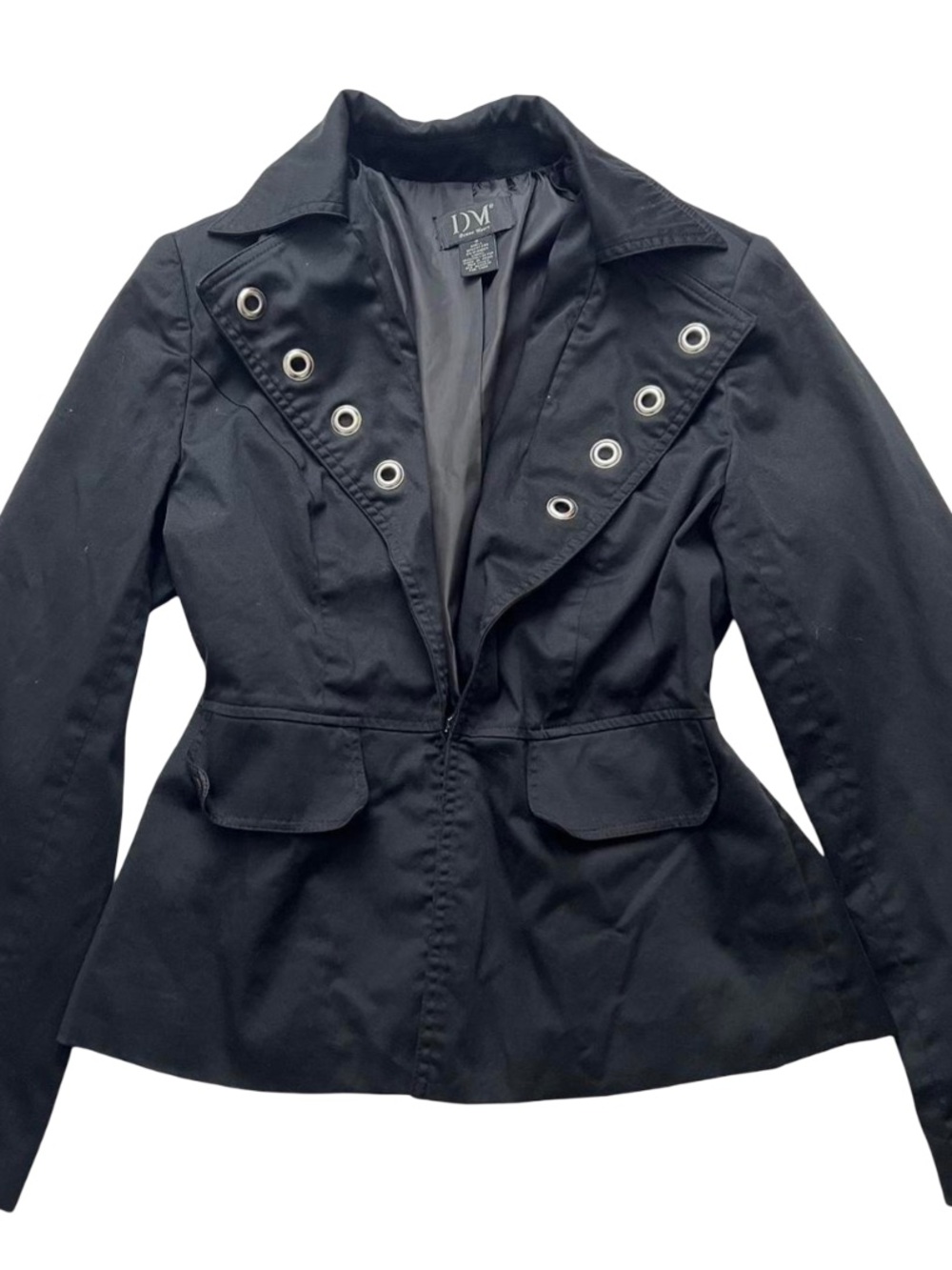 Y2K Corporate Goth Black Blazer